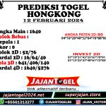 PREDIKSI HONGKONG 12 FEBRUARI 2024