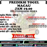 PREDIKSI TOGEL TOTOMACAU 4D P4 09 FEBRUARI 2024