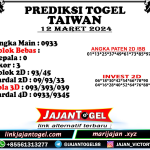 PREDIKSI TAIWAN 12 MARET 2024