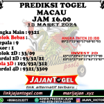 PREDIKSI TOGEL TOTOMACAU 4D P3 15 MARET 2024