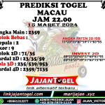 PREDIKSI TOGEL TOTOMACAU 4D P5 15 MARET 2024