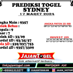 PREDIKSI SYDNEY 17 MARET 2024