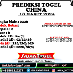 PREDIKSI CHINA 18 MARET 2024