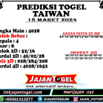 PREDIKSI TAIWAN 18 MARET 2024