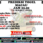 PREDIKSI TOGEL TOTOMACAU 4D P5 19 MARET 2024