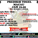 PREDIKSI TOGEL TOTOMACAU 4D P3 22 MARET 2024