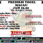 PREDIKSI TOGEL TOTOMACAU 4D P5 24 MARET 2024