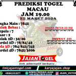 PREDIKSI TOGEL TOTOMACAU 4D P4 25 MARET 2024