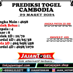 PREDIKSI CAMBODIA 29 MARET 2024