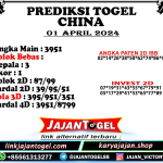 PREDIKSI CHINA 01 APRIL 2024