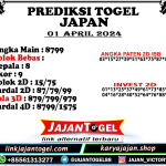 PREDIKSI JAPAN 01 APRIL 2024