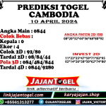 PREDIKSI CAMBODIA 10 APRIL 2024