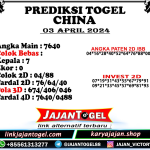 PREDIKSI CHINA 03 APRIL 2024