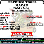 PREDIKSI TOGEL TOTOMACAU 4D P3 20 APRIL 2024