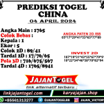 PREDIKSI CHINA 04 APRIL 2024