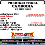 PREDIKSI TOGEL CAMBODIA 13 MEI 2024