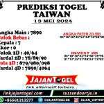 PREDIKSI TOGEL TAIWAN 13 MEI 2024