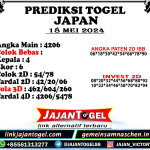 PREDIKSI JAPAN 18 MEI 2024