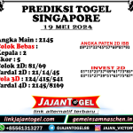 PREDIKSI SINGAPORE 19 MEI 2024