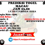 PREDIKSI TOGEL TOTOMACAU 4D P5 14 SEPTEMBER 2024