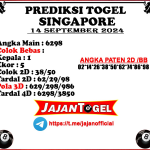 PREDIKSI SINGAPORE 14 SEPTEMBER 2024