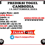 PREDIKSI CAMBODIA 14 SEPTEMBER 2024