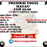 PREDIKSI TOGEL TOTOMACAU 4D P5 15 SEPTEMBER 2024