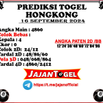 PREDIKSI HONGKONG 16 September 2024