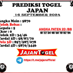 PREDIKSI JAPAN 16 September 2024