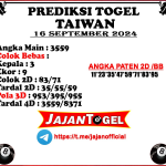 PREDIKSI TAIWAN 16 September 2024