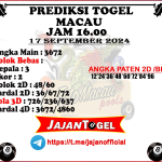 PREDIKSI TOGEL TOTOMACAU 4D P3 17 SEPTEMBER 2024