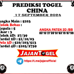 PREDIKSI CHINA 17 September 2024