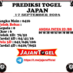 PREDIKSI JAPAN 17 September 2024