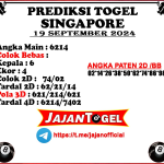 PREDIKSI SINGAPORE 19 September 2024